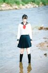 [新姬上線][會員][圖包][CosPlay]蘿莉嫩妹@超級美穴@落落Raku之閃光少女~Shining Days~ 戶外露出的學妹 密穴粉嫩 香甜可口 硬得哥哥停不下來