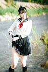 [新姬上線][會員][圖包][CosPlay]蘿莉嫩妹@超級美穴@落落Raku之閃光少女~Shining Days~ 戶外露出的學妹 密穴粉嫩 香甜可口 硬得哥哥停不下來