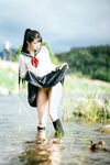[新姬上線][會員][圖包][CosPlay]蘿莉嫩妹@超級美穴@落落Raku之閃光少女~Shining Days~ 戶外露出的學妹 密穴粉嫩 香甜可口 硬得哥哥停不下來