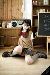 超清純推特露臉美少女私拍▌勞小白▌性感曲線翹嫩蜜乳 清新脫俗鄰家女氣息 彷彿初戀般的感覺校服JK