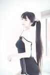 推特極品露臉巨乳蘿莉▌落落Raku ▌真空吊帶黑絲女秘書 陽具跳蛋自慰 超大尺度獻出白虎嫩鮑