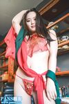 頂級PANS極品御姐『透明絲襪TINA+李沫古裝』鮑魚清晰可見 適合後入的豐臀 高清1080P版112期李沫