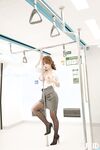 極品JVID芭比女神究極夢幻粉乳▌辛尤里▌在地鐵被痴漢猥瑣の巨乳上班族 白皙皮膚高挑身材性感極了