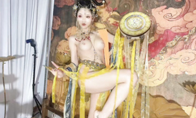 超爆款推特女神『钛合金TiTi』最新内部私拍_极品玉妃旗袍_爆乳近景_露点露脸(3)
