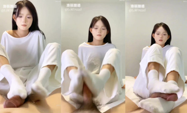 【洛麗踏跡_LoliTre2d】第一視角體驗精神小妹白襪足交